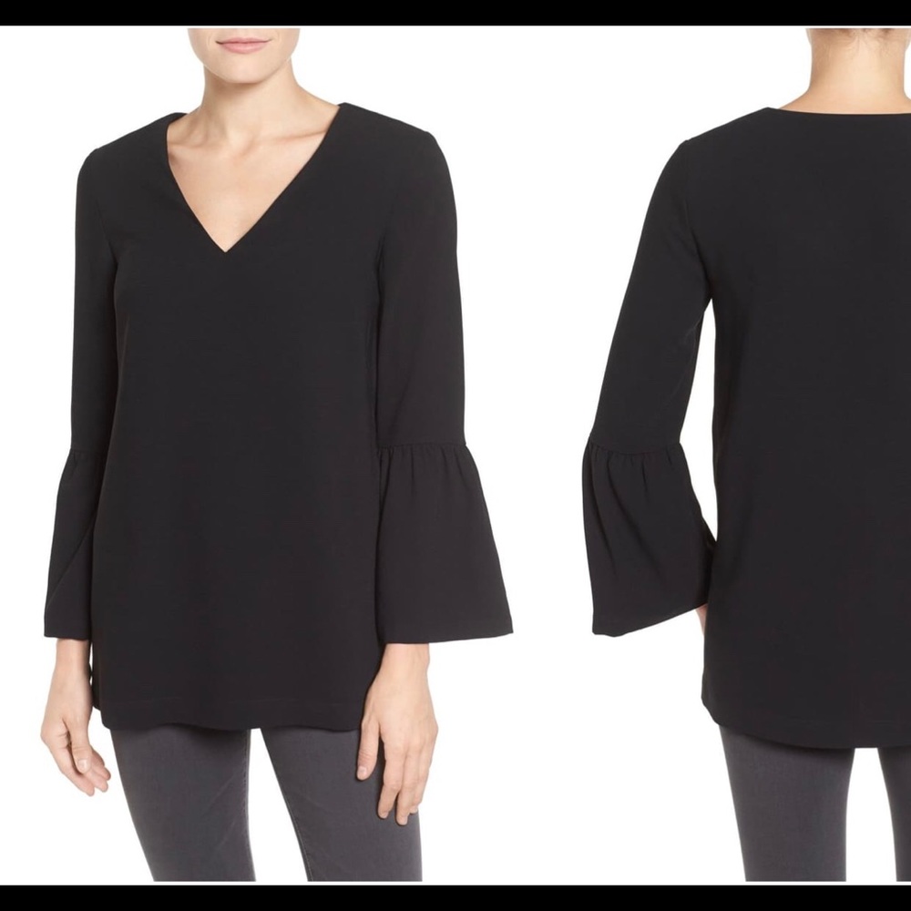 Caslon Bell Sleeve Tunic Blouse